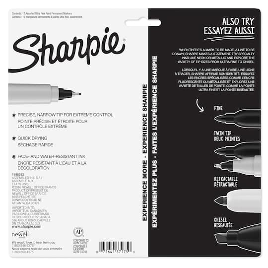 Sharpie Marker Set, Ultra-Fine Point - FLAX art & design